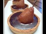 Tartelette chocolat-poire