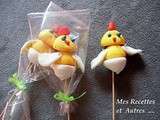 Brochettes de bonbons pour paques