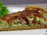 Tarte courgettes, camembert et bacon