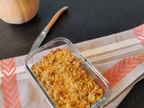 Crumble de courge butternut