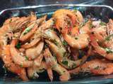 Crevettes en persillade