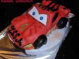 Gateau Mc Queen-Cars  tuto 