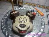 Gateau Mickey au chocolat fourré