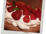 Pavlova aux fraises