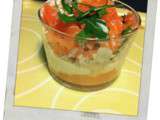 Verrine pamplemousse saumon