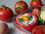 Tomates farcies aux oeufs