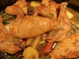 Casserole de poulet aux légumes, façon portugaise