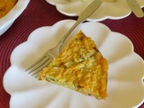 Quiche sans croûte et sans fromage, façon indienne