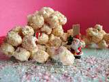 Popcorn à la canne de noël