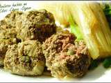 Boulettes de Bœufs au Céleri - Câpres et oignon