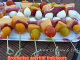 Brochettes apéritif fraîcheurs