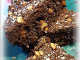 Brownie aux Noix et noisettes concassées