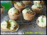 Muffins au Chocolat Blanc et Perles de Kiwis