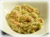 Risotto crevettes et courgettes