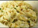 ' Tagliatelles sauce Mascarpone