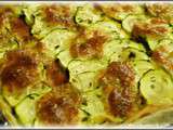 Tarte aux Courgettes - Jambon et Mozzarella sauce Curry