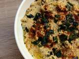 Houmous de haricots blancs : un dip facile épicé sans lait, sans œufs et sans gluten