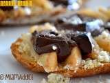 Tartines Poires Chocolat et Amandes