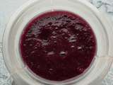 Compote poires myrtilles