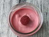 Mousse aux framboises