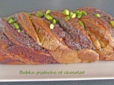 Babka pistache et chocolat