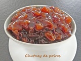 Chutney de poires