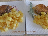 Côtes de porc marinées