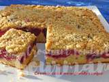 Crumb cake aux fruits rouges