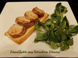 Feuilleté au boudin blanc