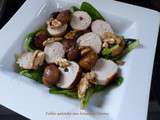 Folle salade au boudin blanc