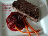 Fondant chocolat-griottes