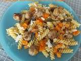 Fusilli aux mini-boulettes et aux feuilles de sauge