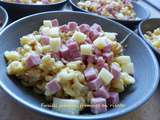 Fusilli jambon fromage en risotto