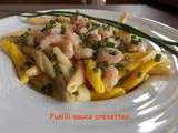 Fusilli sauce crevettes