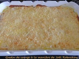 Gratin de courge à la manière de Joël Robuchon