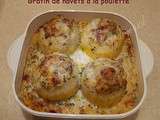 Gratin de navets à la poulette