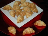 Mini croissants gourmands