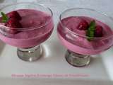 Mousse légère fromage blanc-framboises