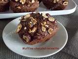 Muffins chocolat noir et noisettes