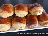 Pains au chocolat presque feuilletés