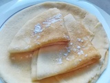 Pâte à crêpes soufflées