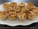 Petits gâteaux de pommes de terre au roquefort