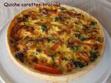 Quiche carottes-brocolis