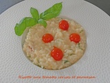 Risotto aux tomates cerises et parmesan