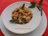 Risotto potiron-sauge