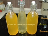 Sirop citron ou orange