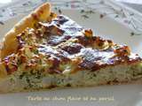 Tarte au chou fleur et au persil