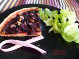 Tarte aux betteraves – Tea time challenge # Octobre rose