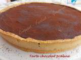 Tarte chocolat praliné