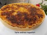 Tarte endives-roquefort